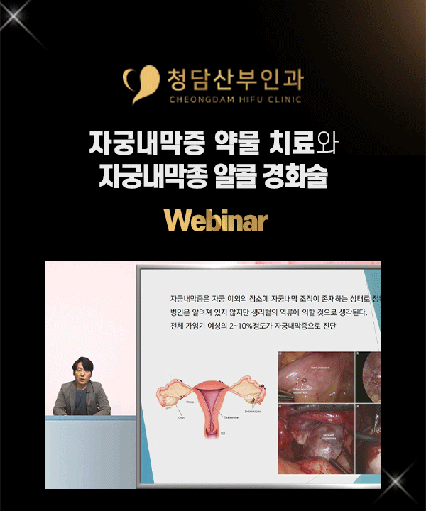 자궁내막증 약물치료와 자궁내막종 경화술 【웨비나】